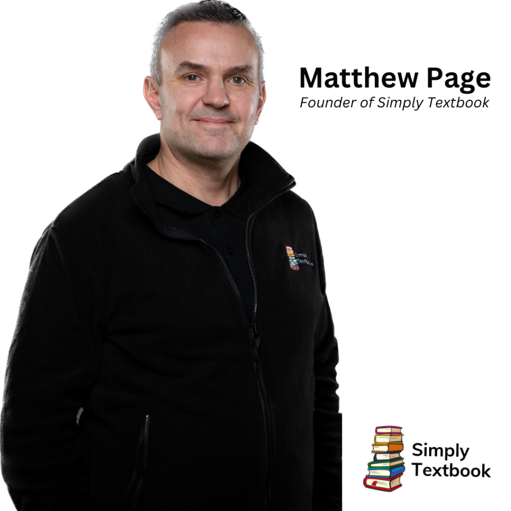 Simply Textbook founder Matthew Page