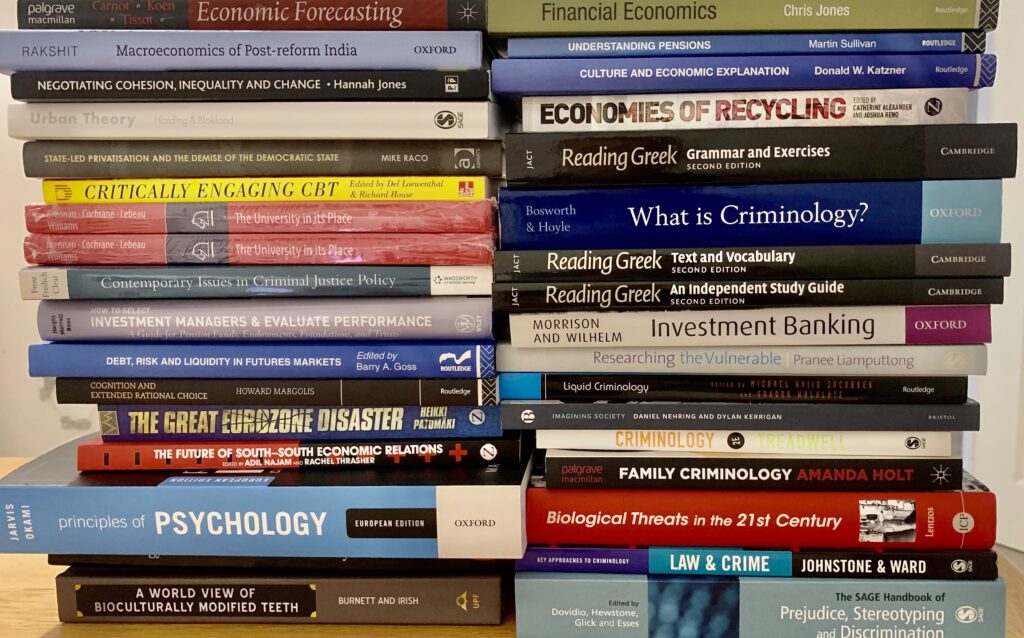 Simply Textbook - book stack